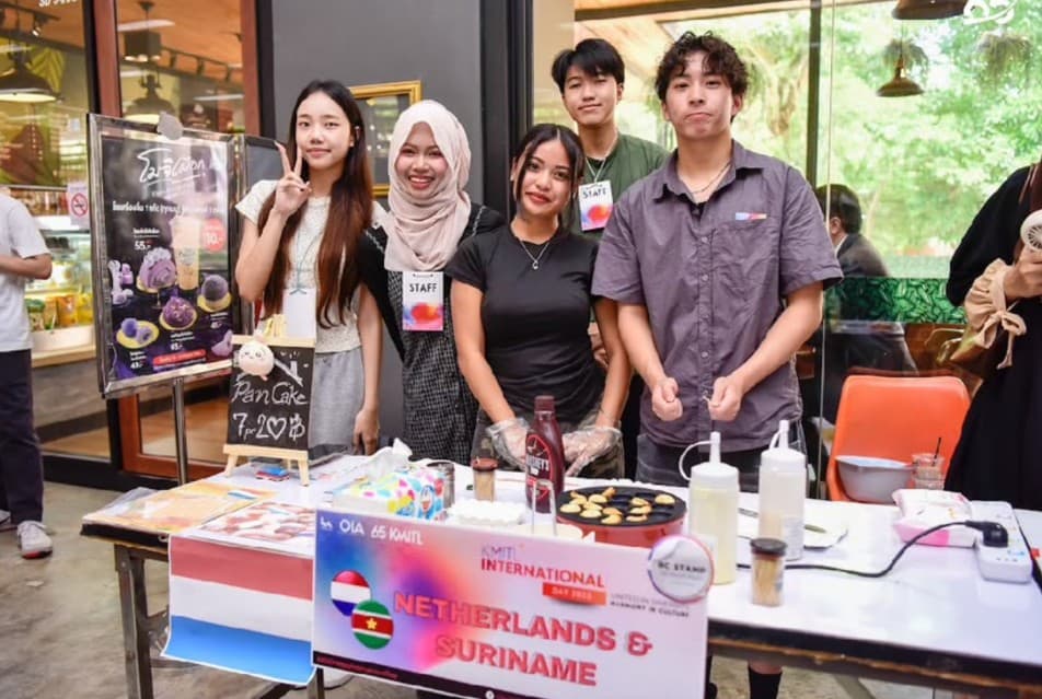 KMITL International Day stall in Bangkok