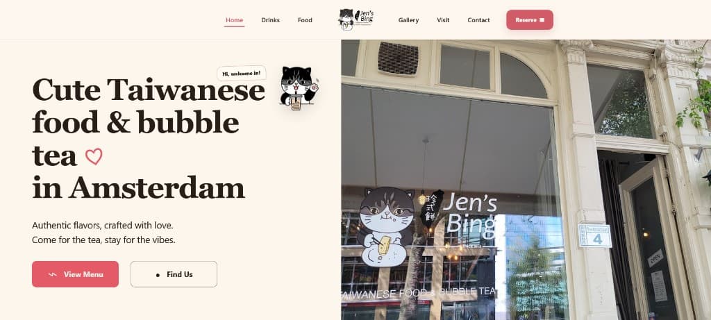 Screenshot of Jen's Bing
